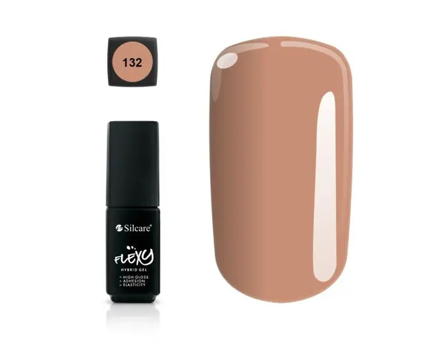Oja Semipermanenta Flexy Hybrid Gel Silcare 4.5g 132