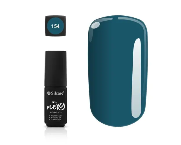 Oja Semipermanenta Flexy Hybrid Gel Silcare 4.5g 154