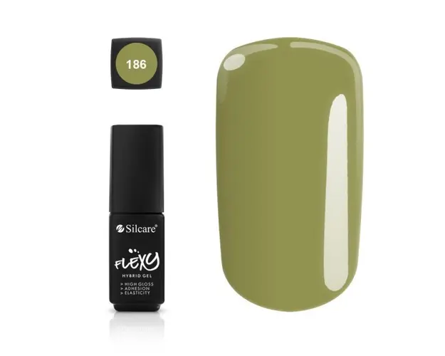 Oja Semipermanenta Flexy Hybrid Gel Silcare 4.5g 186