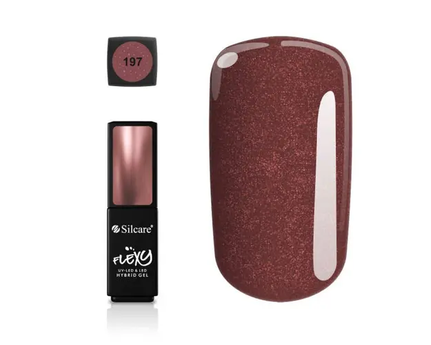 Oja Semipermanenta Flexy Hybrid Gel Silcare 4.5g 197