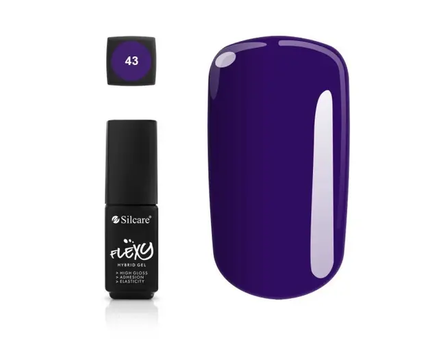 Oja Semipermanenta Flexy Hybrid Gel Silcare 4.5g 43