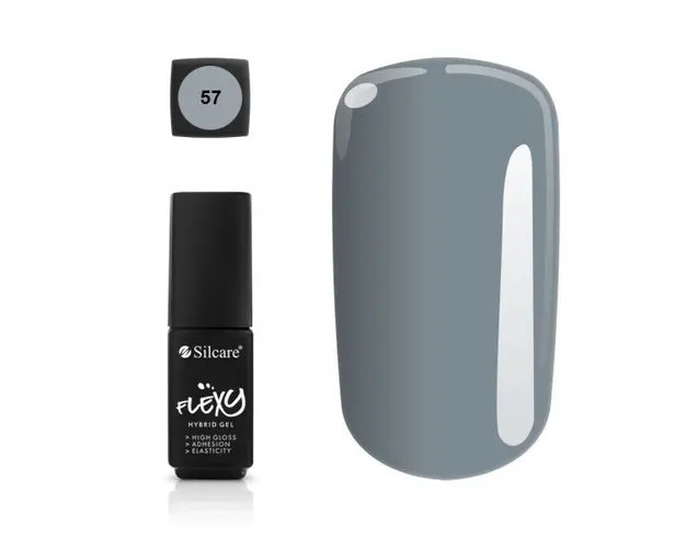 Oja Semipermanenta Flexy Hybrid Gel Silcare 4.5g 57