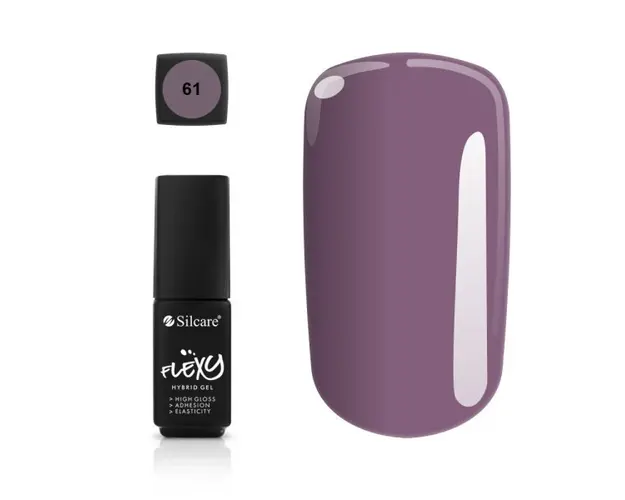 Oja Semipermanenta Flexy Hybrid Gel Silcare 4.5g 61