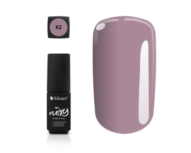 Oja Semipermanenta Flexy Hybrid Gel Silcare 4.5g 62