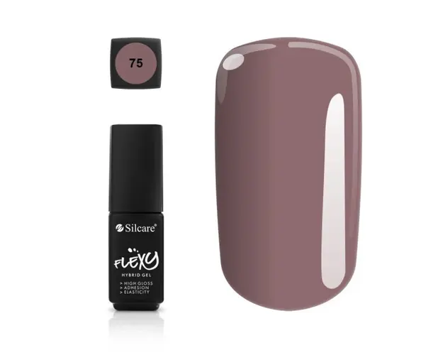 Oja Semipermanenta Flexy Hybrid Gel Silcare 4.5g 75