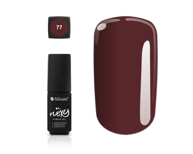 Oja Semipermanenta Flexy Hybrid Gel Silcare 4.5g 77