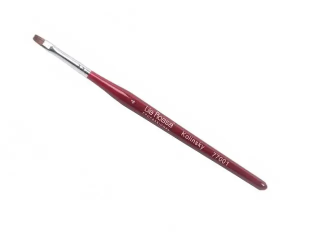 Pensula gel varf drept LRP Kolinsky NR4