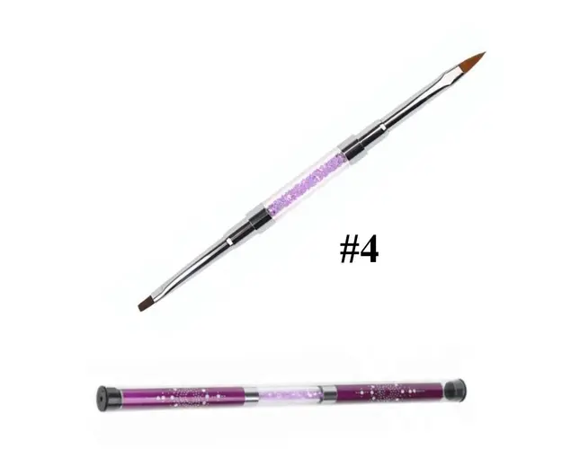 Pensula unghii cu doua capete nr 4