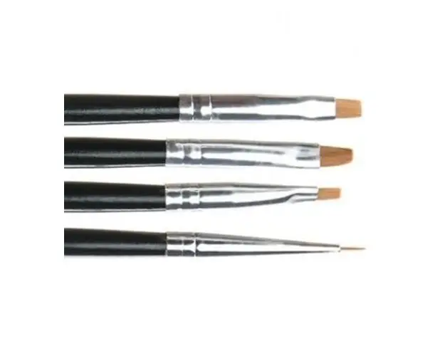 Pensule pentru unghii set 4 Miley NBS04A