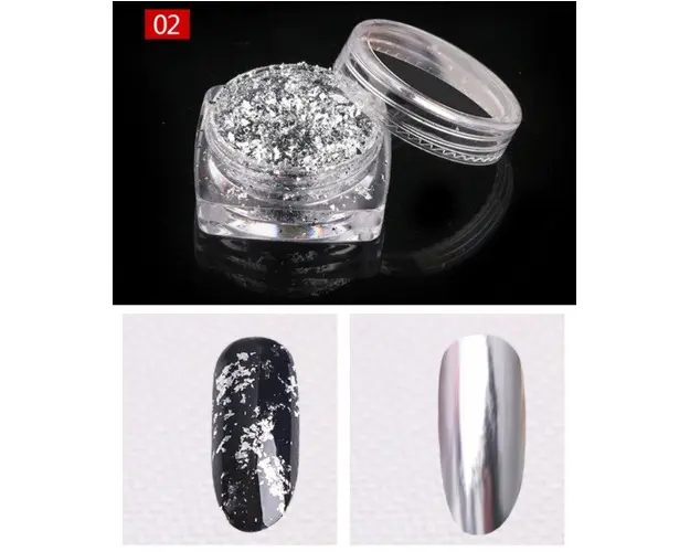 Pudra cu Efect de Oglinda Platinum F407-02-SV