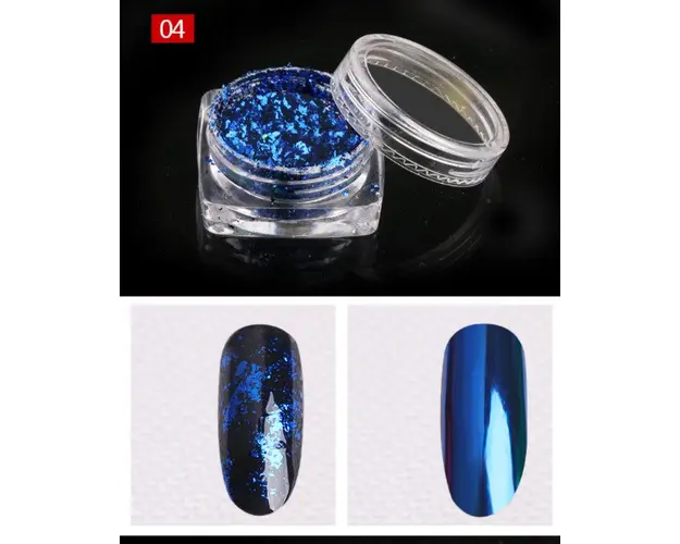Pudra cu Efect de Oglinda Platinum F407-04 BLUE