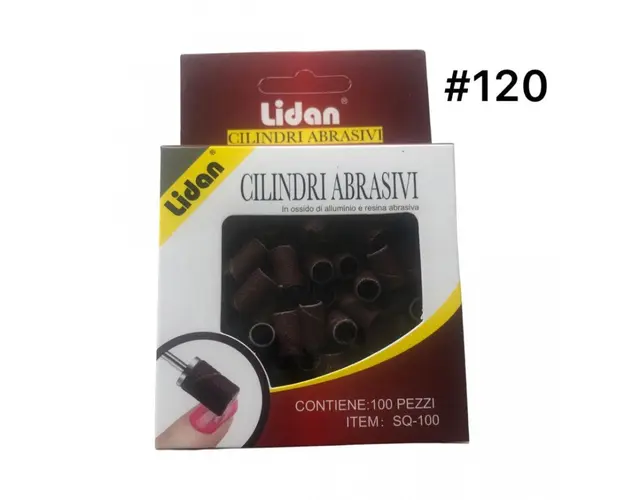 Set 100 butoiase/cilindri smierghel granulatie #120
