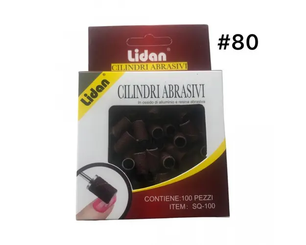 Set 100 butoiase/cilindri smierghel granulatie #80