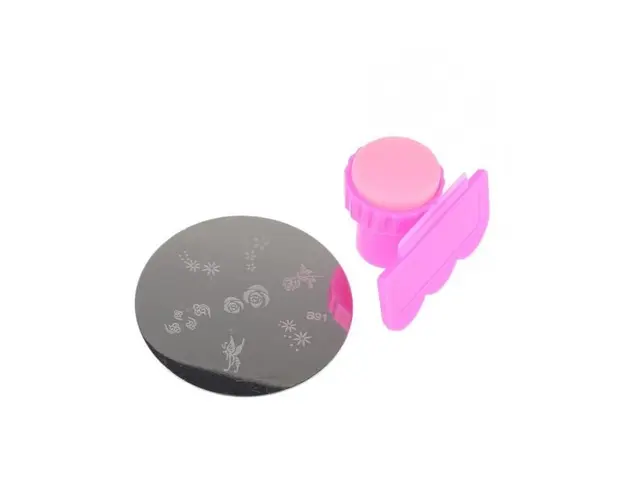 Stampila+Racleta pentru unghii SU#3