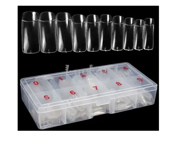 Tipsuri Transparente 500buc Clasic