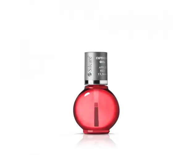Ulei Cuticule cu pensula 11.5ml Base One Silcare-Aple Red