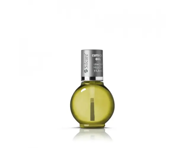 Ulei Cuticule cu pensula 11.5ml Base One Silcare Lemon Yellow