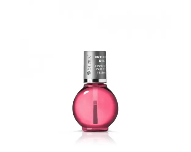 Ulei Cuticule cu pensula 11.5ml Base One Silcare Rasberry Light Pink