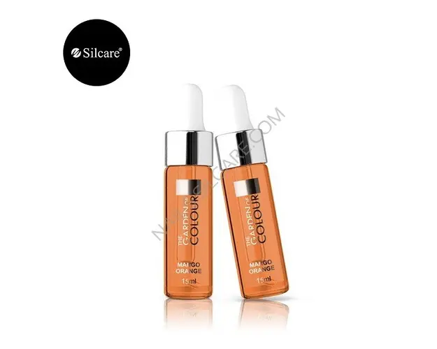 Ulei Cuticule cu Pipeta 15ml Base One Silcare-Mango Orange