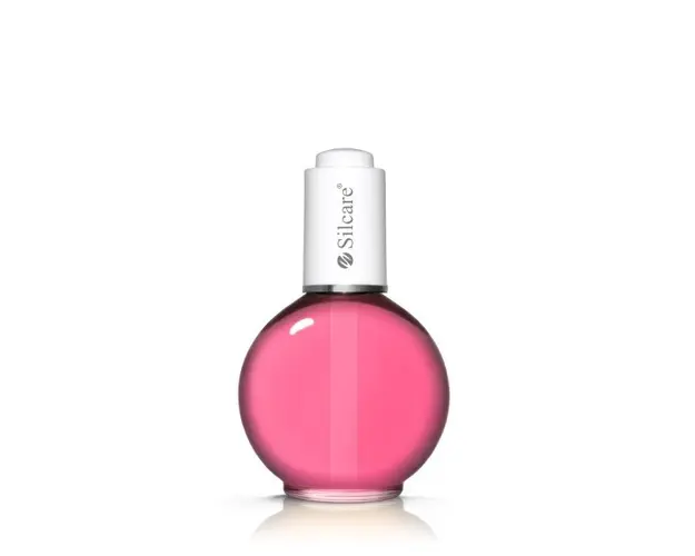 Ulei Cuticule cu Pipeta -75ml--Base One Silcare Raspberry Light Pink