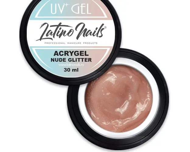 Acrygel Latino Nails Nude Glitter 30 ml