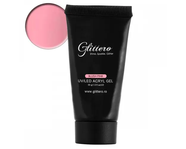 Acryl Gel Glittero Nails - Blush Pink 30g