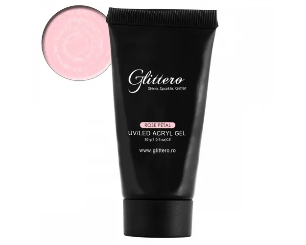 Acryl Gel Glittero Nails - Rose Petal 30g