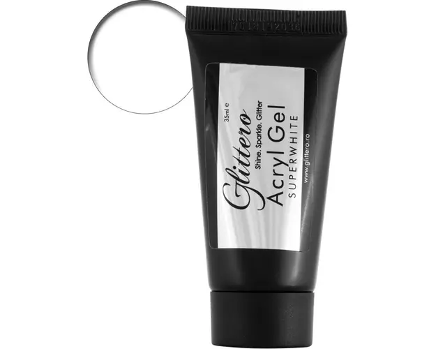 Acryl Gel Glittero Nails - Super White 35ml