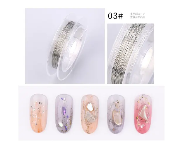 Banda Lita Decor Unghii - Silver