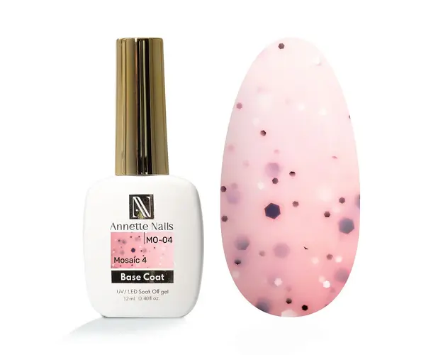 Baza Rubber Annette Nails Mosaic 4 MO-04