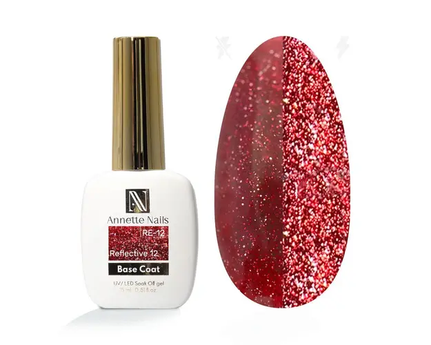 Baza Rubber Annette Nails Reflective 12 RE-12