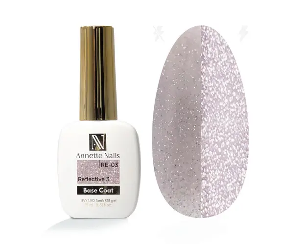 Baza Rubber Annette Nails Reflective 3 RE-03