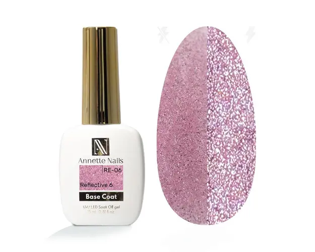 Baza Rubber Annette Nails Reflective 6 RE-06