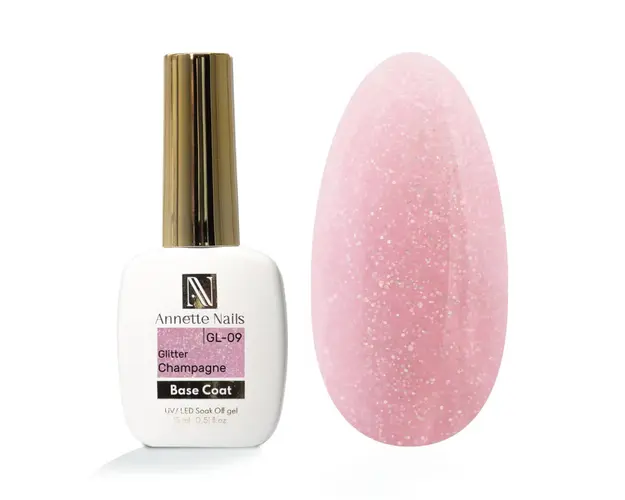 Baza Rubber Glitter Champagne GL-09