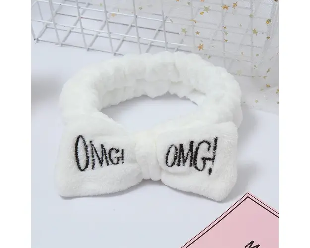 Bentita Cosmetica cu elastic, Alb