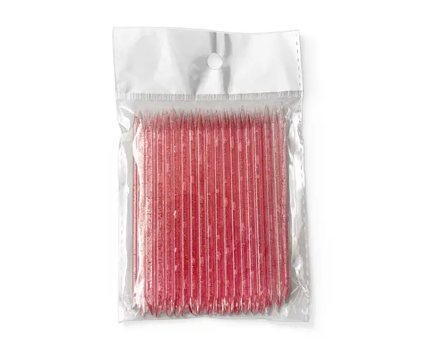 Bete pentru impins cuticula din PVC, Set 100Buc, POC01