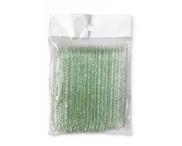 Bete pentru impins cuticula din PVC, Set 100Buc, POC03