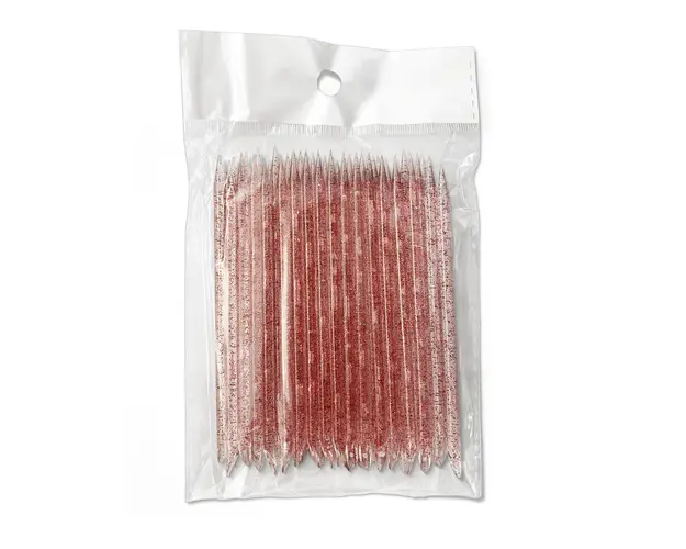 Bete pentru impins cuticula din PVC, Set 100Buc, POC05