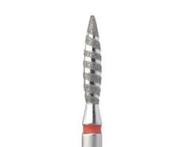 Bit Diamantat Rusesc NailsUp Flacara Tornado Rosu RS-D21-M105