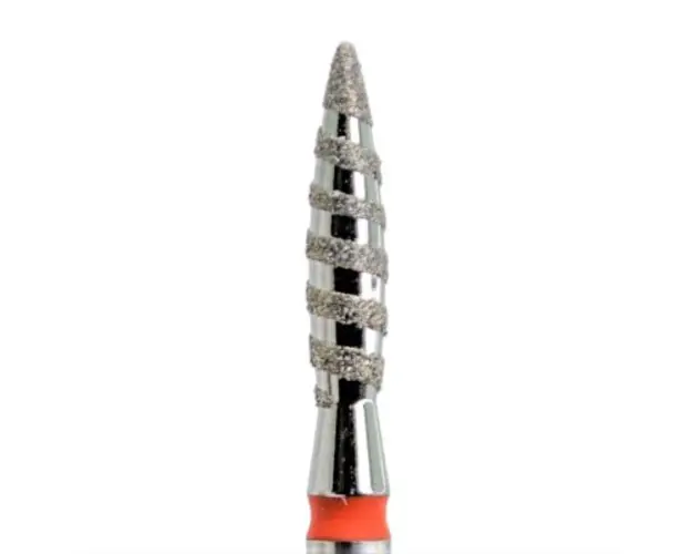 Bit Diamantat Rusesc NailsUp Flacara Tornado Rosu RS-D23-M107