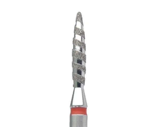 Bit Diamantat Rusesc NailsUp Flacara Tornado Rosu RS-D23-M157