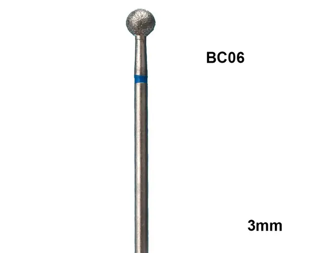 Bit Freza Unghii Cuticula Bila 3mm Albastru - BC06