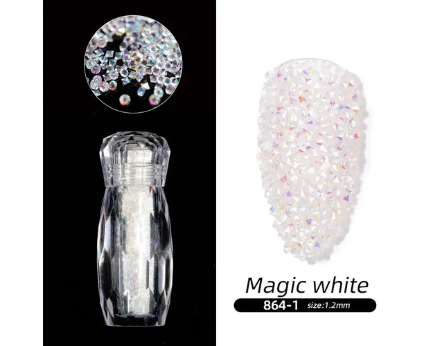 Caviar si pietricele pixie Holografic NailArt