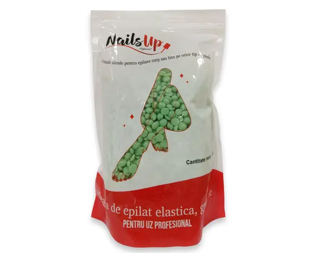Ceara Epilat NailsUp, Elastica, Granule Tea Tree, Verde 500g