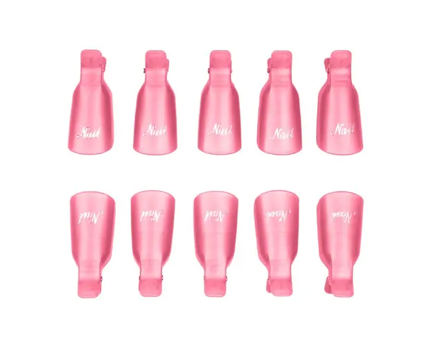 CLIPSURI UNGHII SET 10 BUCATI - ROZ