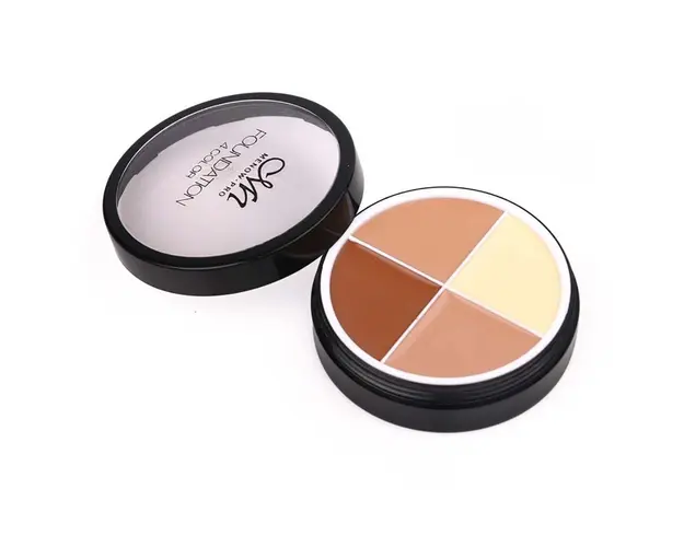 Corector Makeup, Paleta 4 Nuante conturing, Waterproof, Concelar 04