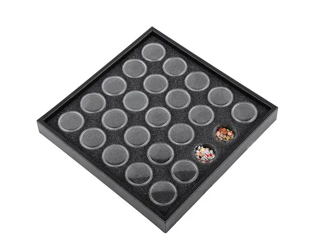 Cutie Depozitare Nail Art Set 25 Buc