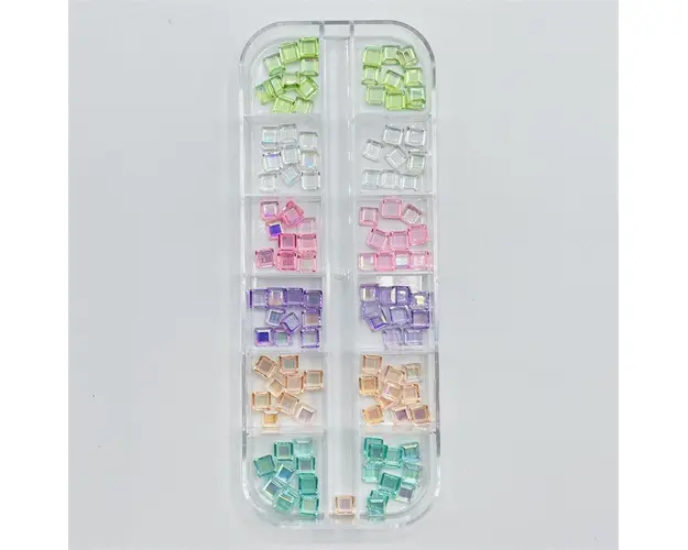 Decor Unghii NailsUp Mix Set Nail Art Aurora Cristal 01