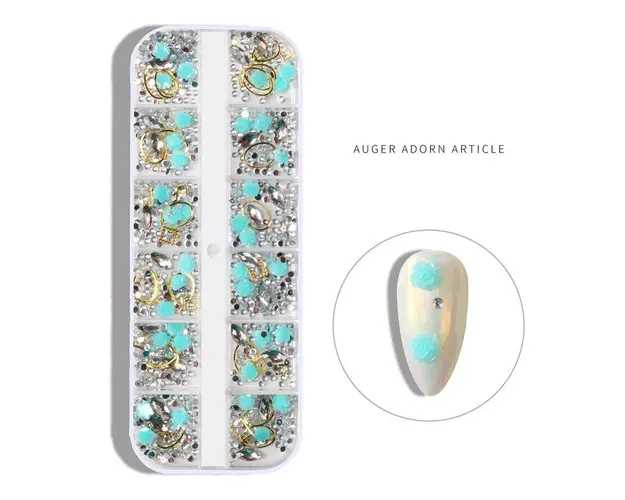 Decor Unghii NailsUp Mix Set Nail Art Blue