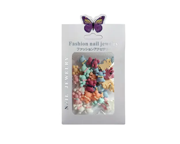 Decor Unghii Ursuleti 3D Nail Art Diverse Culori